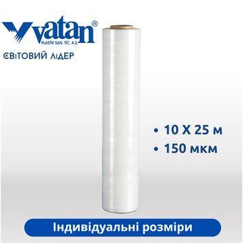 Пленка тепличная 150 мкм 10 &times; 25 м, 36 месяцев стабилизации Vatan для теплиц ВАТ36Т150Ш10Д25 фото