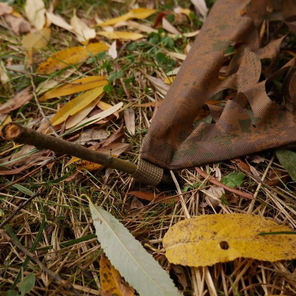 Маскувальна сітка 10х15м для бліндажу й окопа, брудна сітка під грязюку хиж10х15 фото
