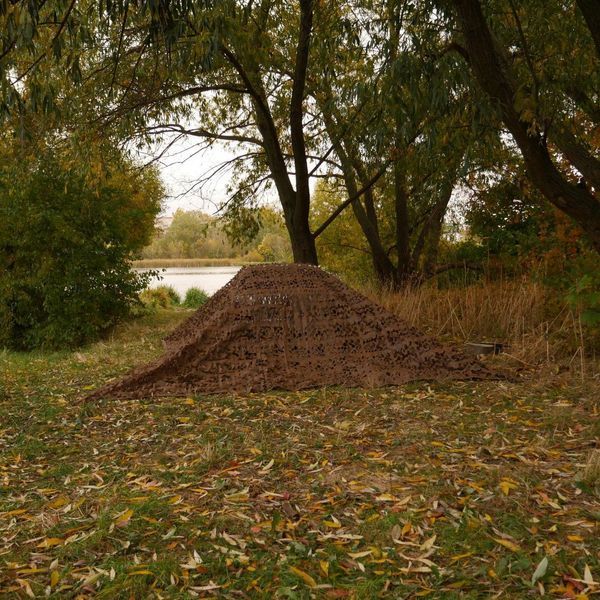 Маскувальна сітка 10х15м для бліндажу й окопа, брудна сітка під грязюку хиж10х15 фото