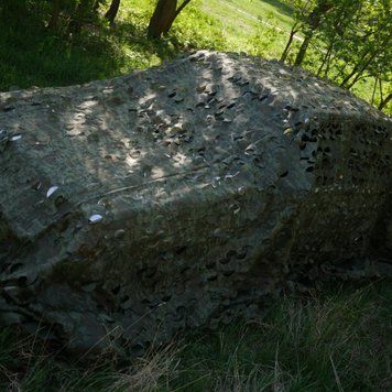 Маскировочная сеть 6х10м для внедорожника и танка сетка зеленый лист темный мультикам Тмульт6х10 фото