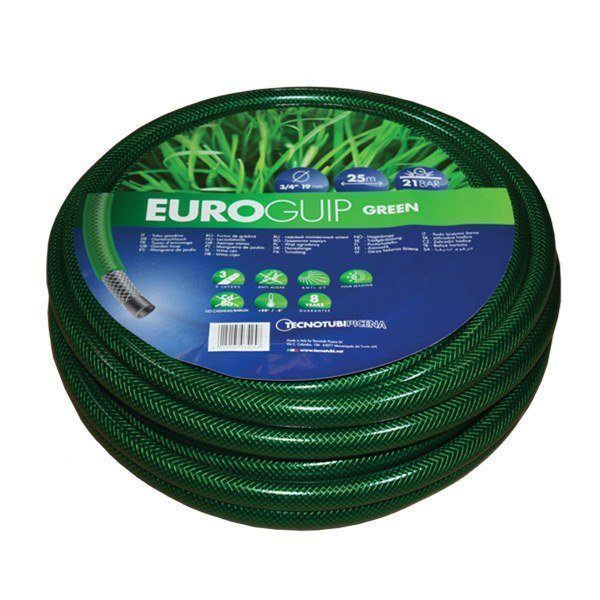 Шланг садовий Tecnotubi Euro Guip Green для поливу діаметр 3/4 дюйма, довжина 30 м (EGG 3/4 30) EGG 3/4 30 фото