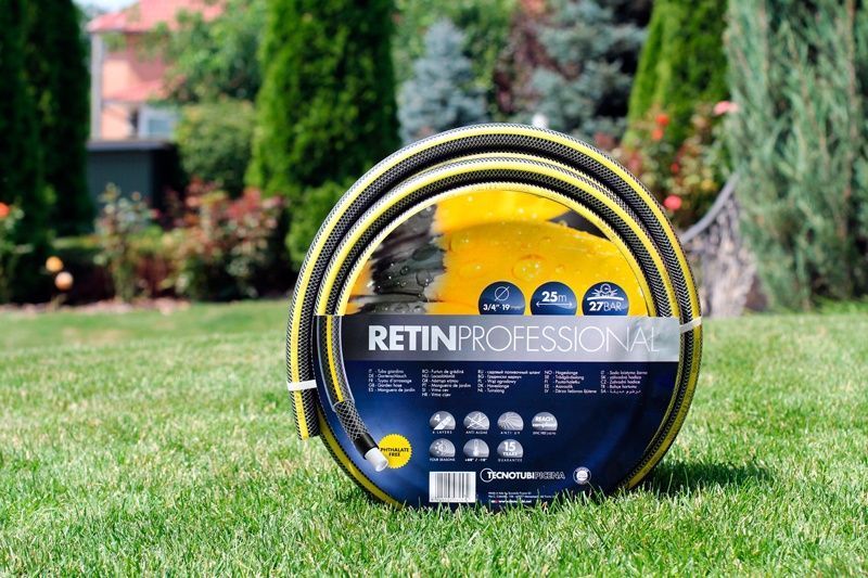 Шланг садовий Tecnotubi Retin Professional для поливу діаметр 3/4 дюйма, довжина 25 м (RT 3/4 25) RT 3/4 25 фото