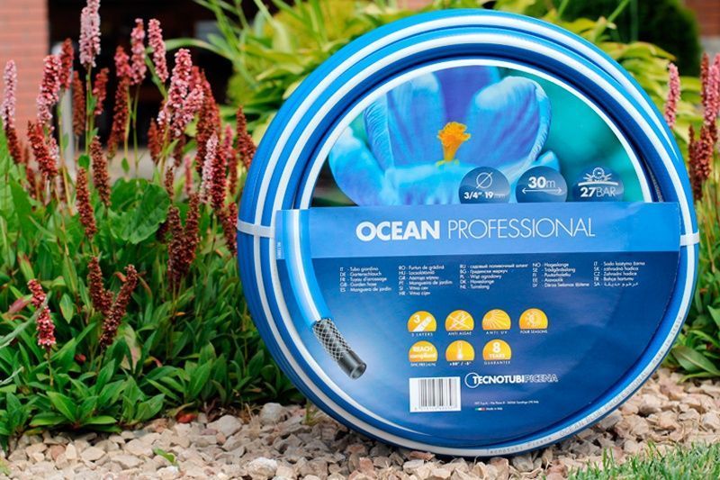 Шланг садовий Tecnotubi Ocean для поливу діаметр 1/2 дюйма, довжина 20 м (OC 1/2 20) OC 1/2 20 фото